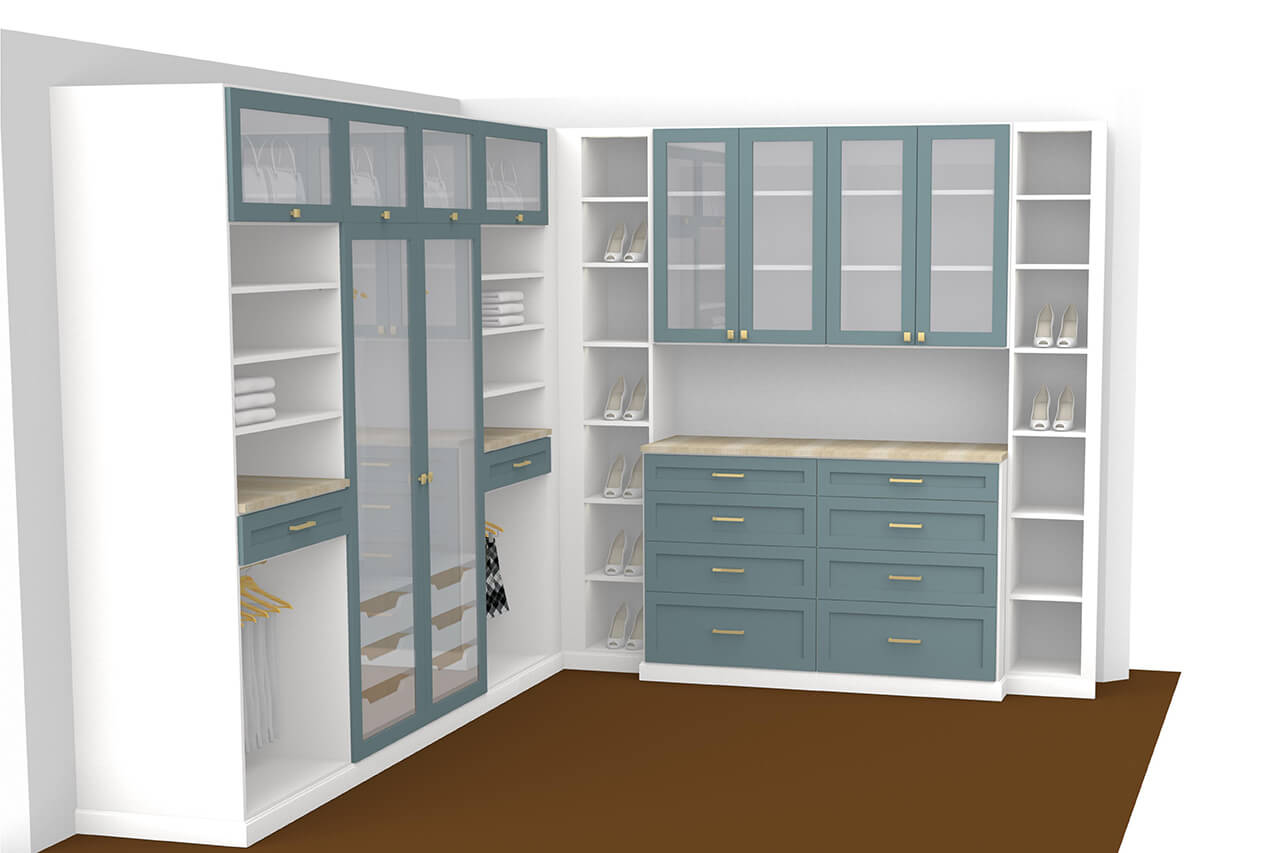 Custom Walk-In Closets | South Florida Doors and Closets